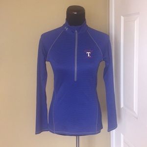 New Under Armour Texas Tech Stripe 1/4 ZIP top